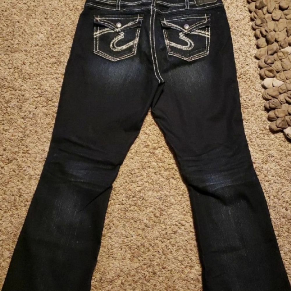 Silver Jean's Suki flap size 16